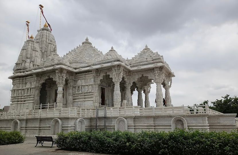 Adani Shantigram Jain Derasar and Other Adani Projects, Ahmedabad - Scaffolding Progress